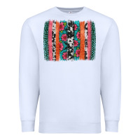 White easter spring floral brushstroke Premium Sweatshirt - Artiststas