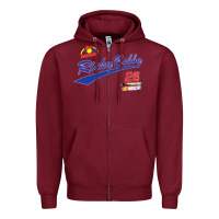 Burgundy talladega nights,ricky bobby Zipper Hoodie - minhPixels