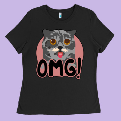 Omg Cat Ladies Tee Designed By Bettercallsaul