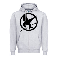 Heather Grey hunger games spiral movie Zipper Hoodie - minhPixels