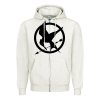 Oatmeal Heather hunger games spiral movie Zipper Hoodie - minhPixels