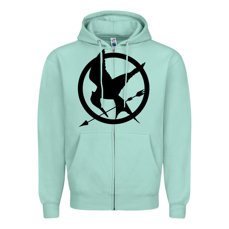 Hunger Games Spiral Movie Zipper Hoodie by minhPixels | Teevron