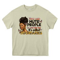 Mossy you can mute people in real life too it's called b Heavy Core Tee - Artiststas