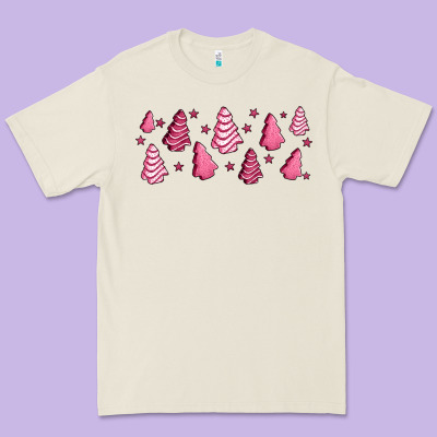 Pink Christmas Cakes Premium Tee Designed By Jasminsmagicworld