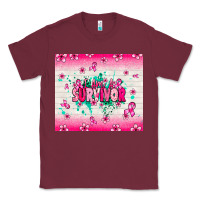 Burgundy I am a survivor Classic Tee - NancyCooperArtShop