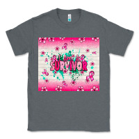 Charcoal Heather I am a survivor Classic Tee - NancyCooperArtShop