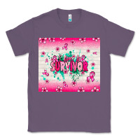 Lavender I am a survivor Classic Tee - NancyCooperArtShop