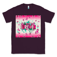 Plum I am a survivor Classic Tee - NancyCooperArtShop
