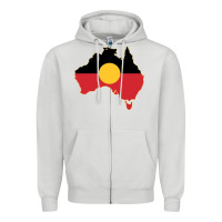 Dove Grey my family always will be Zipper Hoodie - minhPixels