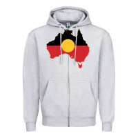 Heather Grey my family always will be Zipper Hoodie - minhPixels