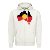 Oatmeal Heather my family always will be Zipper Hoodie - minhPixels