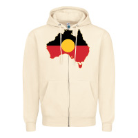 Sandshell my family always will be Zipper Hoodie - minhPixels