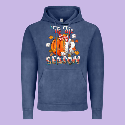 Its The Season Baseball Vintage Hoodie Designed By Cowgirlartshop
