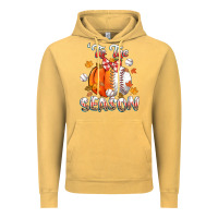 Vintage Mustard its the season baseball Vintage Hoodie - CowGirlArtShop