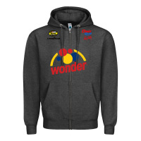 Charcoal Heather ricky bobby talladega nights pit crew Zipper Hoodie - minhPixels