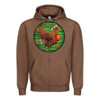Chestnut new hampshire red chicken christmas Zipper Hoodie - LillyAllenDesigns