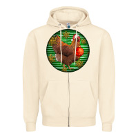 New Hampshire Red Chicken Christmas Zipper Hoodie | Teevron