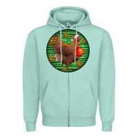 Seafoam new hampshire red chicken christmas Zipper Hoodie - LillyAllenDesigns