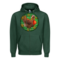 Sports Green new hampshire red chicken christmas Zipper Hoodie - LillyAllenDesigns