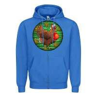 True Royal new hampshire red chicken christmas Zipper Hoodie - LillyAllenDesigns