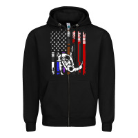 Black b.ra.zi.li.an j.i.u jit.su stars & stripes rank b.j flag shirt Zipper Hoodie - minhPixels