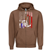 Chestnut b.ra.zi.li.an j.i.u jit.su stars & stripes rank b.j flag shirt Zipper Hoodie - minhPixels