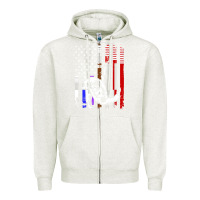 Oatmeal Heather b.ra.zi.li.an j.i.u jit.su stars & stripes rank b.j flag shirt Zipper Hoodie - minhPixels