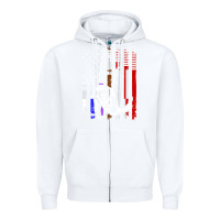 White b.ra.zi.li.an j.i.u jit.su stars & stripes rank b.j flag shirt Zipper Hoodie - minhPixels