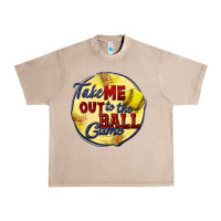French Oak take me out to the ball game softball Urban Heavy Tee - CowGirlArtShop