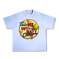 Grape Ice take me out to the ball game softball Urban Heavy Tee - CowGirlArtShop