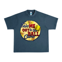Take Me Out To The Ball Game Softball Urban Heavy Tee | Teevron