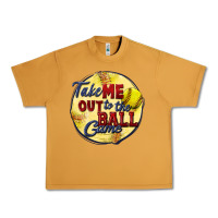 Peanut Butter take me out to the ball game softball Urban Heavy Tee - CowGirlArtShop