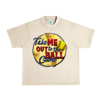 Sandshell take me out to the ball game softball Urban Heavy Tee - CowGirlArtShop