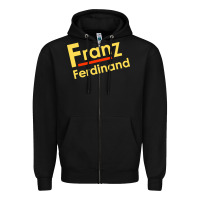 Black franz ferdinands Zipper Hoodie - minhPixels