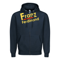 Navy franz ferdinands Zipper Hoodie - minhPixels