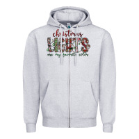 Heather Grey Dreaming Wine Christmas Zipper Hoodie - SublimationCraftShop