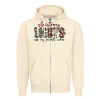 Sandshell Dreaming Wine Christmas Zipper Hoodie - SublimationCraftShop