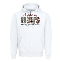 White Dreaming Wine Christmas Zipper Hoodie - SublimationCraftShop