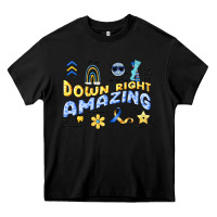Black down right amazing Heavy Core Tee - Artiststas
