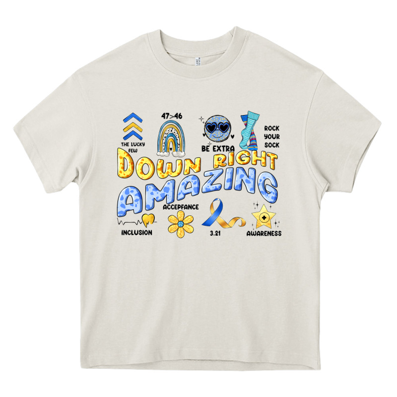 Down Right Amazing Heavy Core Tee by Artiststas | Teevron