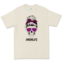 Bone Purple Glitter, Leopard Patterned Mom Skull Premium Tee - Bettercallsaul