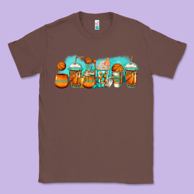 Basketball Coffee Cups Classic Tee Designed By Jasminsmagicworld