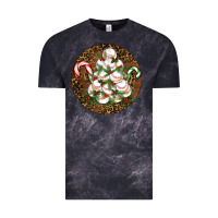 Cloud Black Merry Christmas Baseball Vintage Tee - RanaPortraitStore