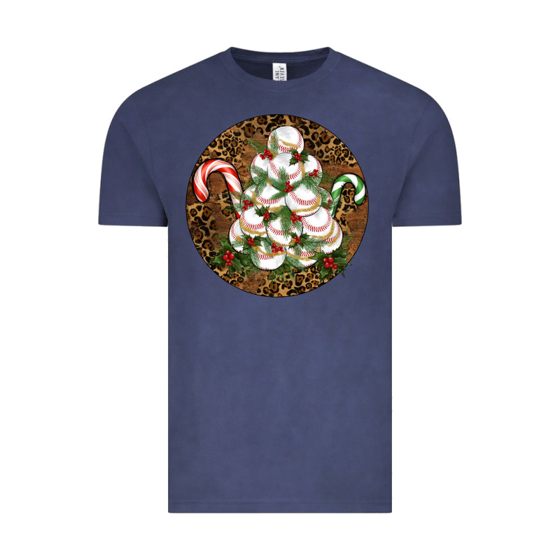 Merry Christmas Baseball Vintage Tee by RanaPortraitStore | Teevron