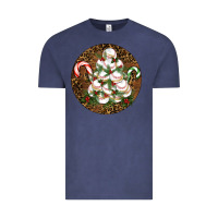 Vintage Denim Merry Christmas Baseball Vintage Tee - RanaPortraitStore