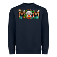 Navy Mom Cowboy Gnome Heavyweight Sweatshirt - CowhideDigitalArt