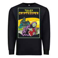 Black Tales From The Cryptkeeper-Figzk Premium Sweatshirt - minhPixels