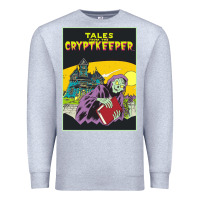 Heather Grey Tales From The Cryptkeeper-Figzk Premium Sweatshirt - minhPixels