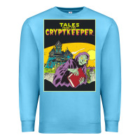 Ocean Blue Tales From The Cryptkeeper-Figzk Premium Sweatshirt - minhPixels