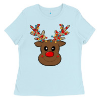 Baby Blue Rudolph Ladies Tee - Bettercallsaul